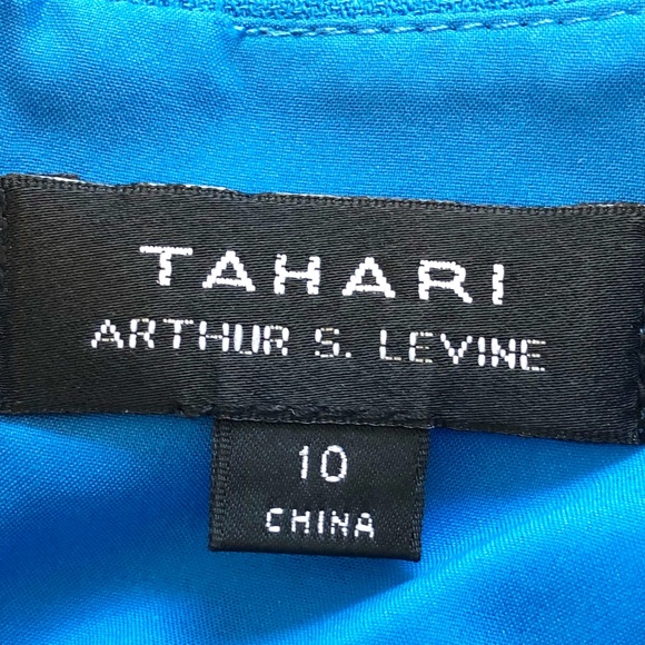 Lovely Royal Blue Tahari Arthur  S. Levine Dress Size:10 - Picture 12 of 13